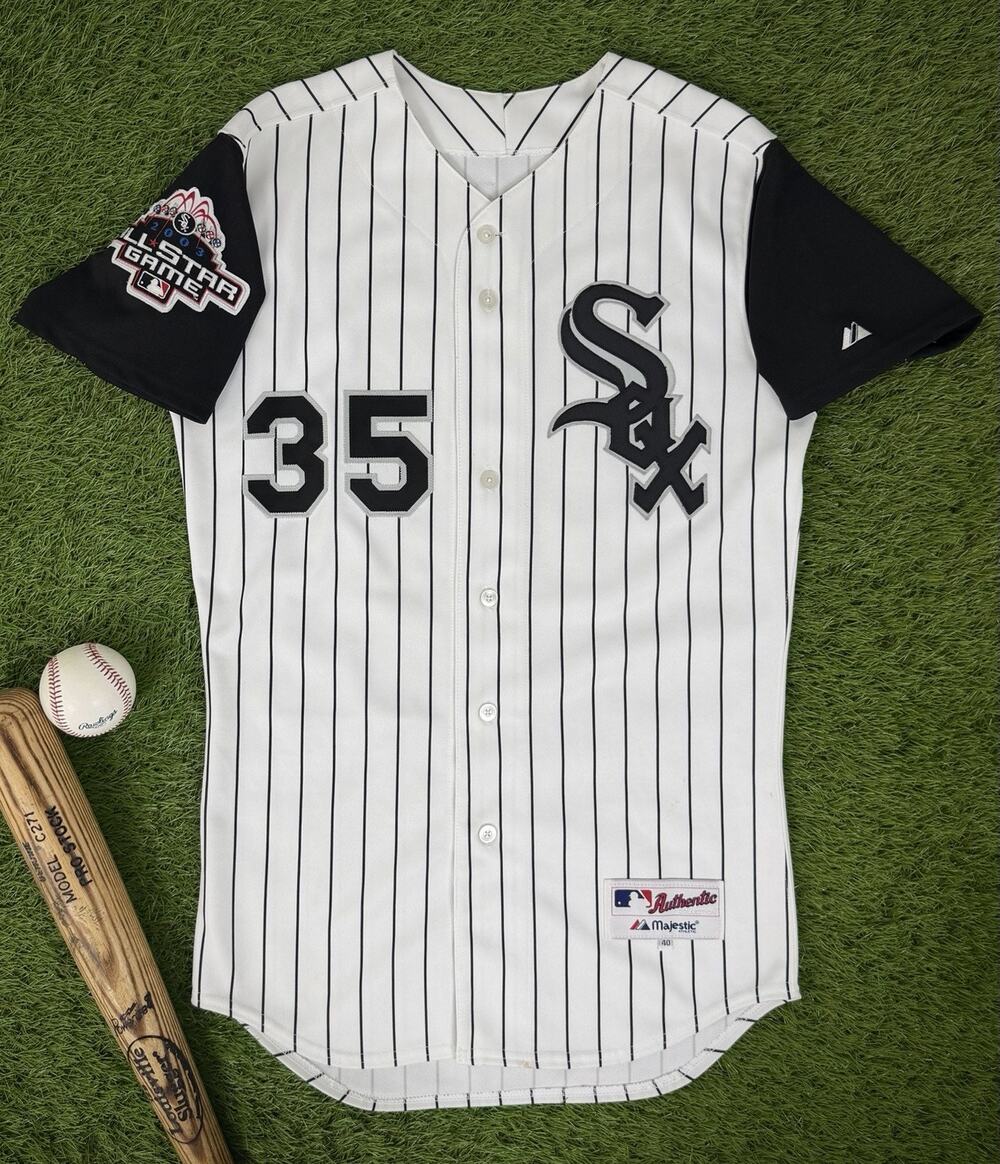 Majestic Authentic Chicago White Sox Frank Thomas 2003 Vintage Vest Jersey 40/M